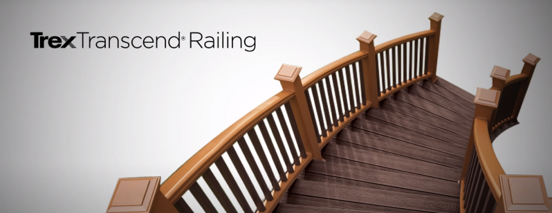 Stairs with railing