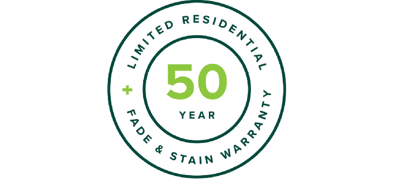 50 year warranty badge